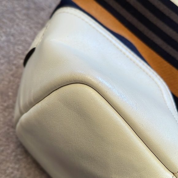 Hadley Multi Color Stripe Coach Bag - Picture 7 of 13